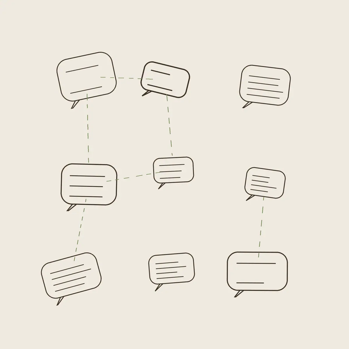 Scattered WhatsApp threads before BeeBox